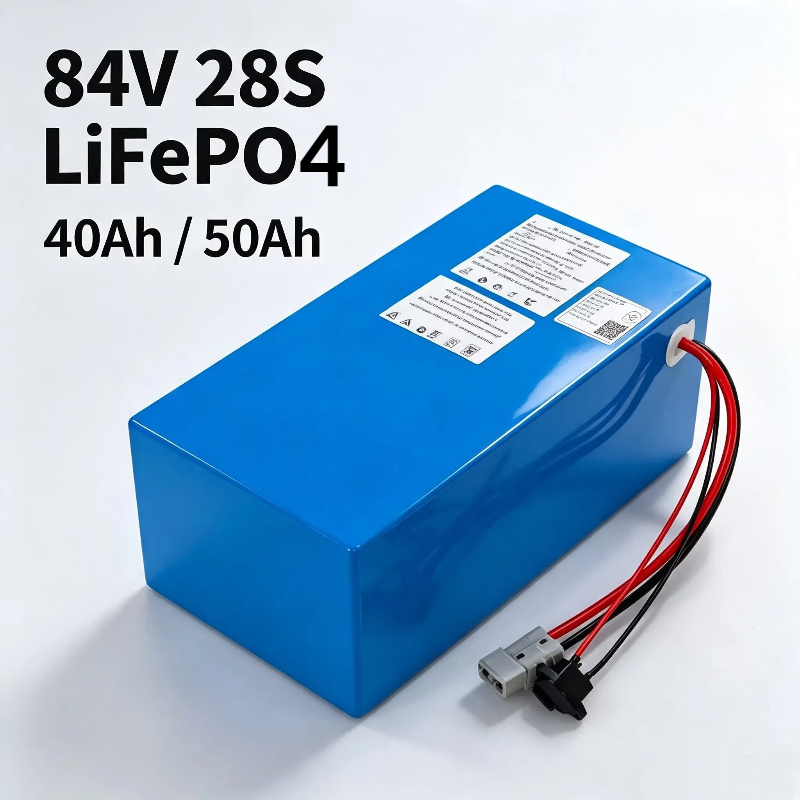 72V 40Ah Lifepo4 Battery Pack - بطارية ليثيوم LiFePo4 27S 84V 24S
