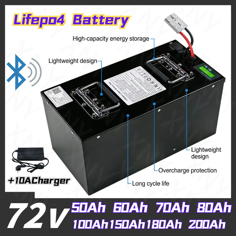 72V 40Ah Lifepo4 Battery Pack - بطارية ليثيوم XNY-72V LifePo4 بسعة 50