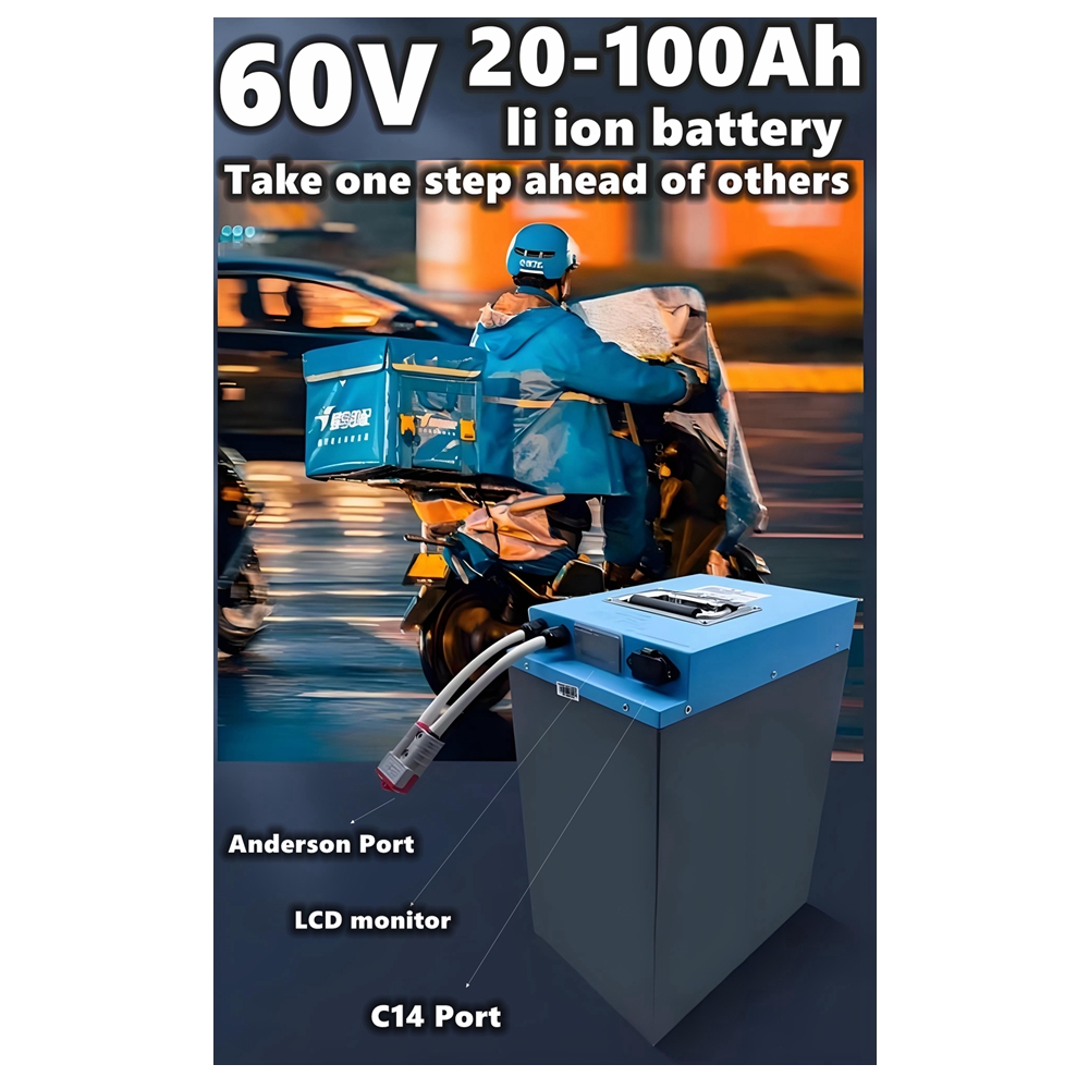 60V 50Ah Electric Scooter Battery - HS 60 فولت سكوتر بطارية ليثيوم