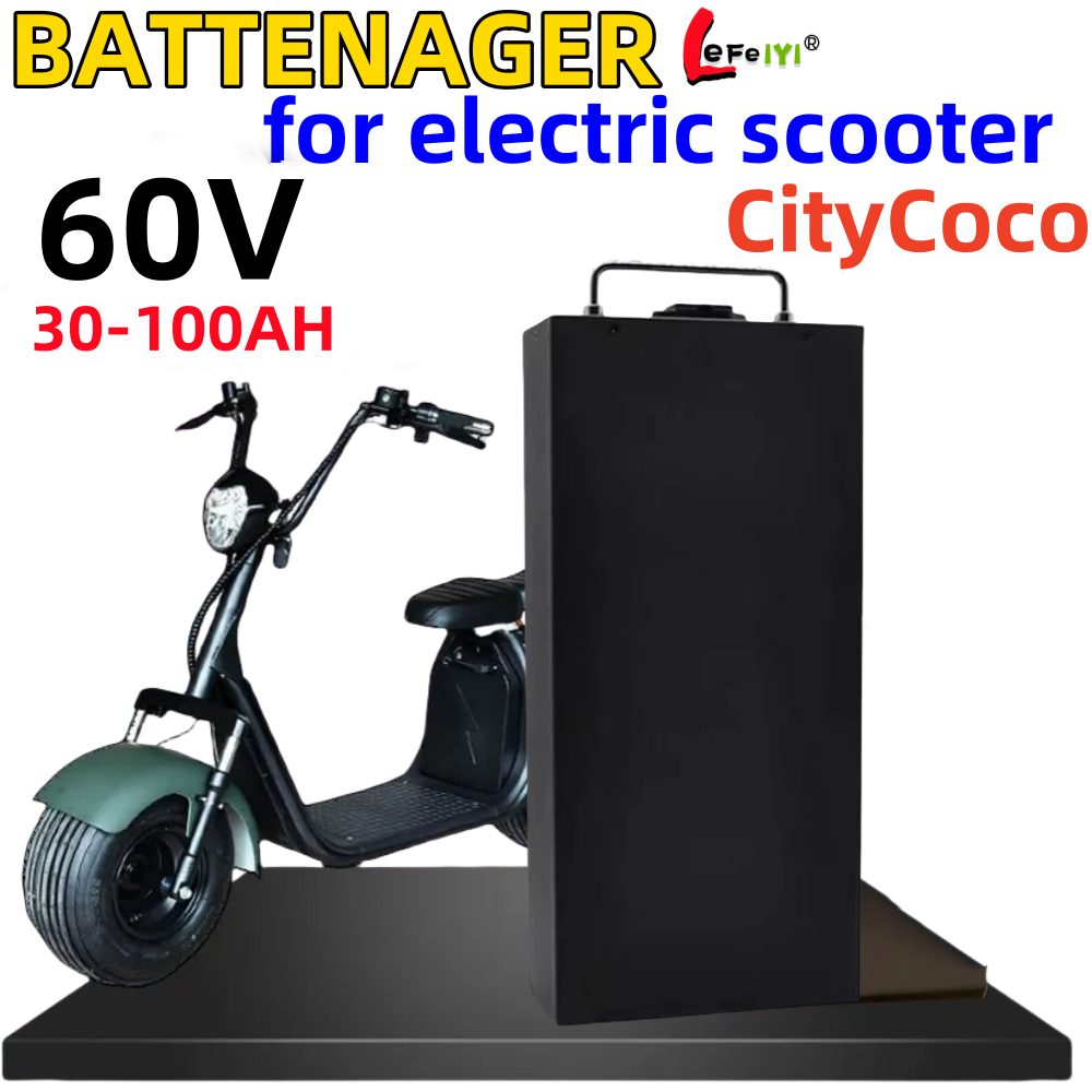 60V 50Ah Electric Scooter Battery - هارلي Citycoco 60 فولت 100 أمبير