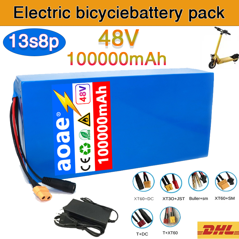 60V 50Ah Electric Scooter Battery - حزمة بطارية ليثيوم 13S8P 48V 100ah،