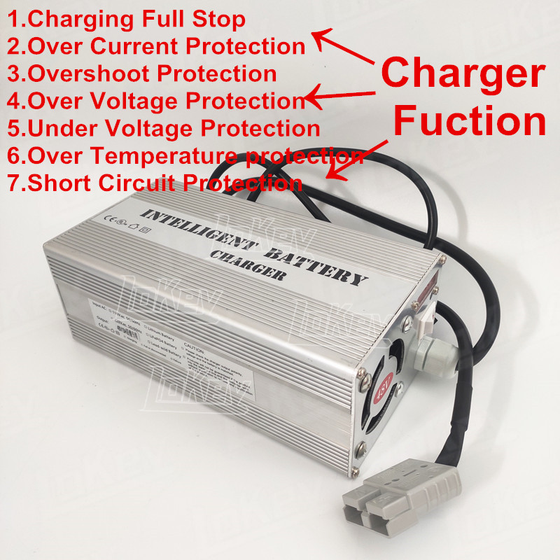 72 فولت 10A 15A 20A 20S 84 فول - مراجعة 84V 20A Smart Charger وسعره