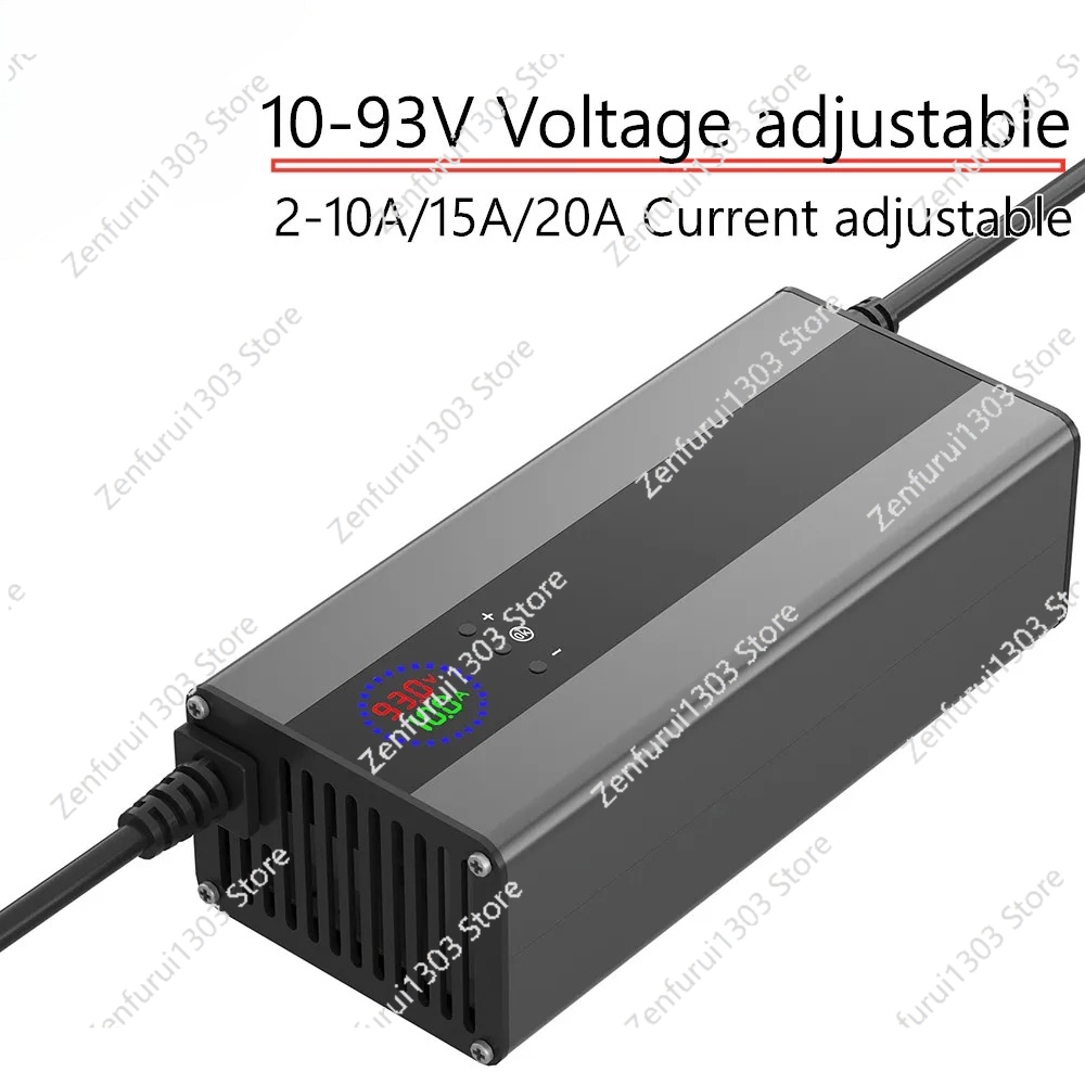 شاحن بطارية ليثيوم أيون قابل ل - مراجعة 72V 15A Fast Charger وسعره