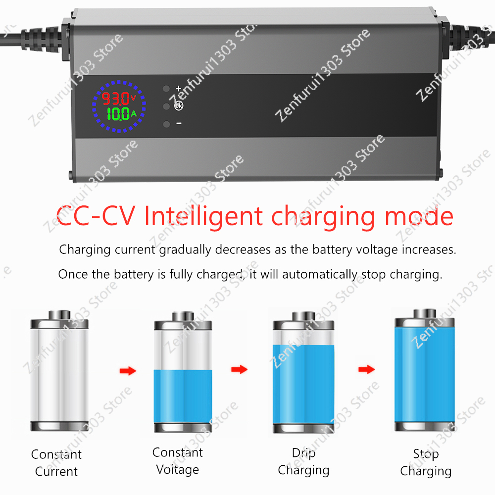 شاحن بطارية ليثيوم أيون قابل ل - مراجعة 72V 15A Fast Charger وسعره
