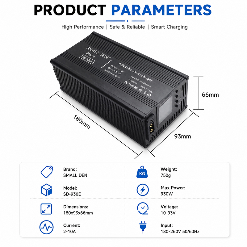 54.6V 67.2V 84V 5A 8A 10A 12A  - مراجعة 84V 20A Smart Charger وسعره