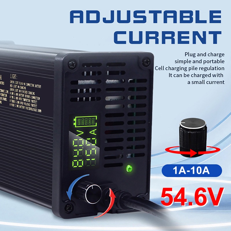 شاحن بطارية ليثيوم ذكي قابل لل - مراجعة 84V 20A Smart Charger وسعره