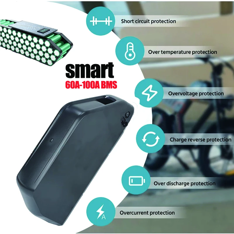 بطارية دراجة كهربائية من نوع P - مراجعة 72V 50Ah 21700 Lithium Battery وسعره