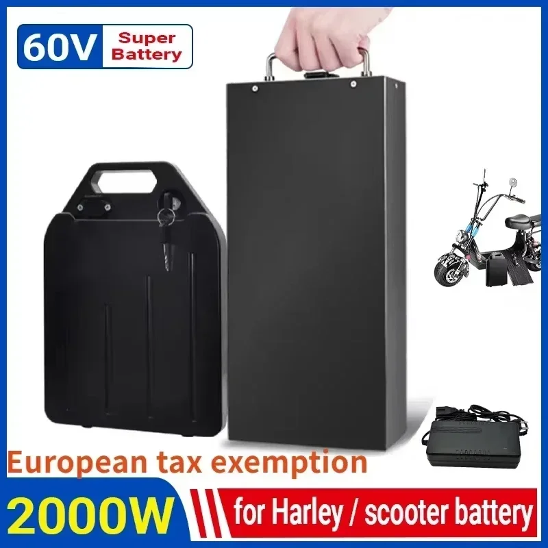 بطارية ليثيوم سريعة التبديل 60 - مراجعة 60V 50Ah Electric Scooter Battery وسعره