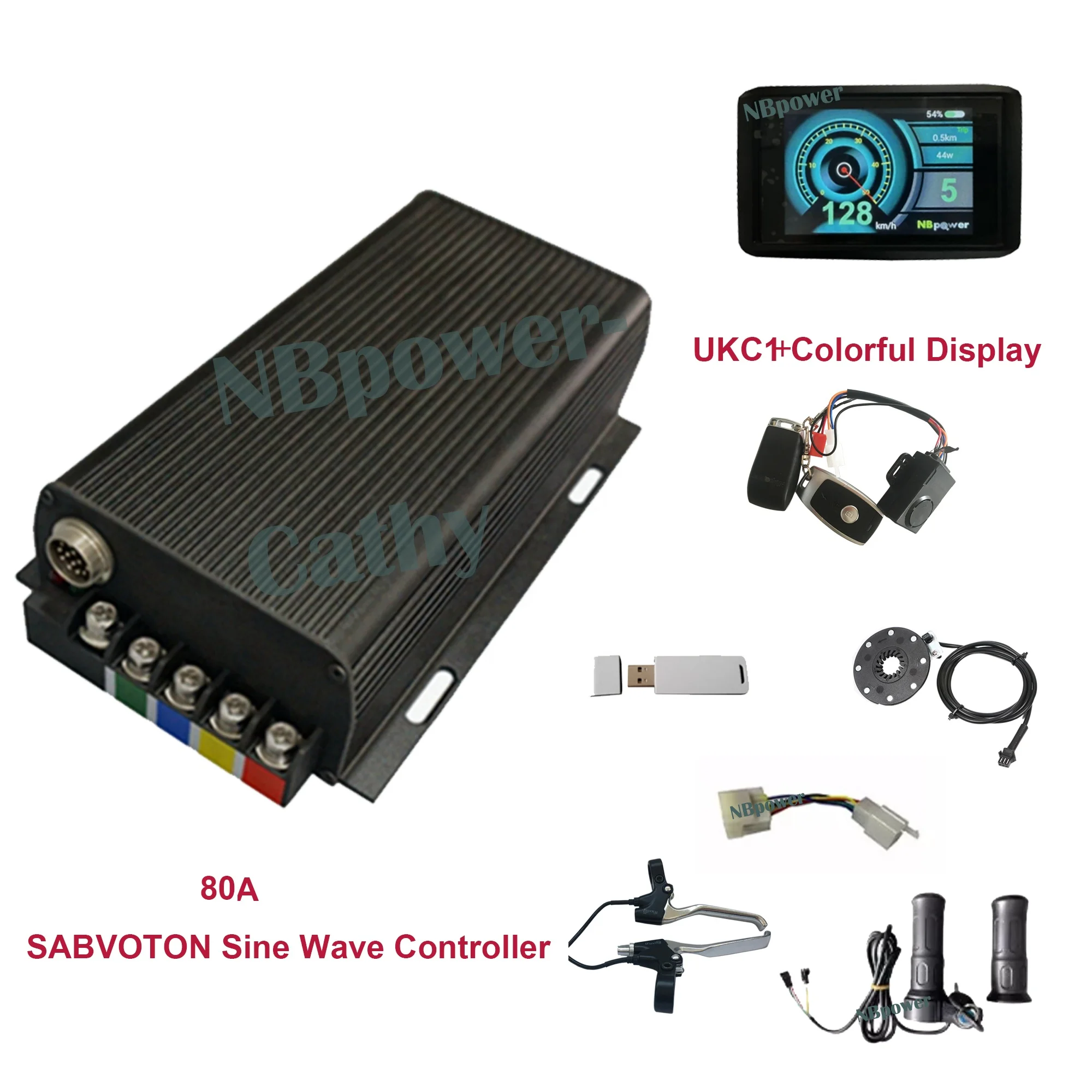48 فولت-72 فولت 80A 100A 150A  - مراجعة 72V 100A Sabvoton Controller وسعره