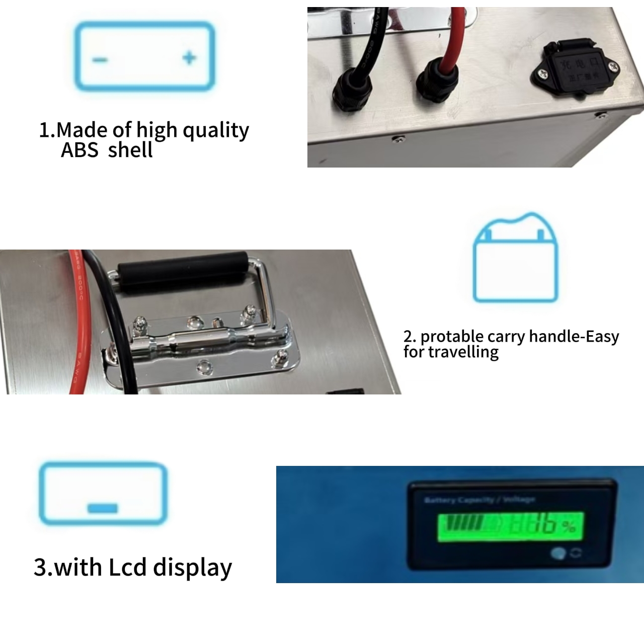 72 فولت 60 أمبير 60 أمبير ليثي - مراجعة 72V 40Ah Lifepo4 Battery Pack وسعره