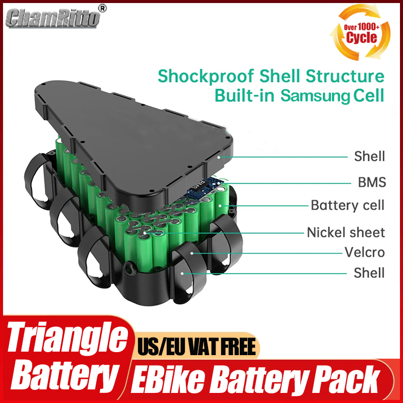 دراجة كهربائية 36 فولت 48 فولت - مراجعة 72V 50Ah 21700 Lithium Battery وسعره
