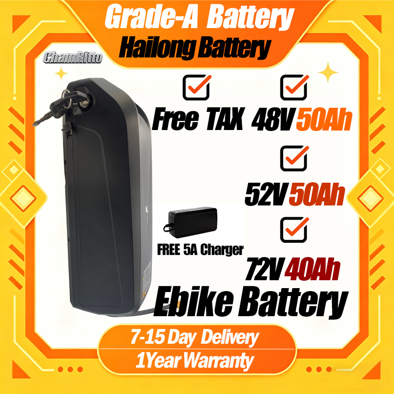 بطارية دراجة كهربائية 48 فولت  - مراجعة 60V 50Ah Electric Scooter Battery وسعره