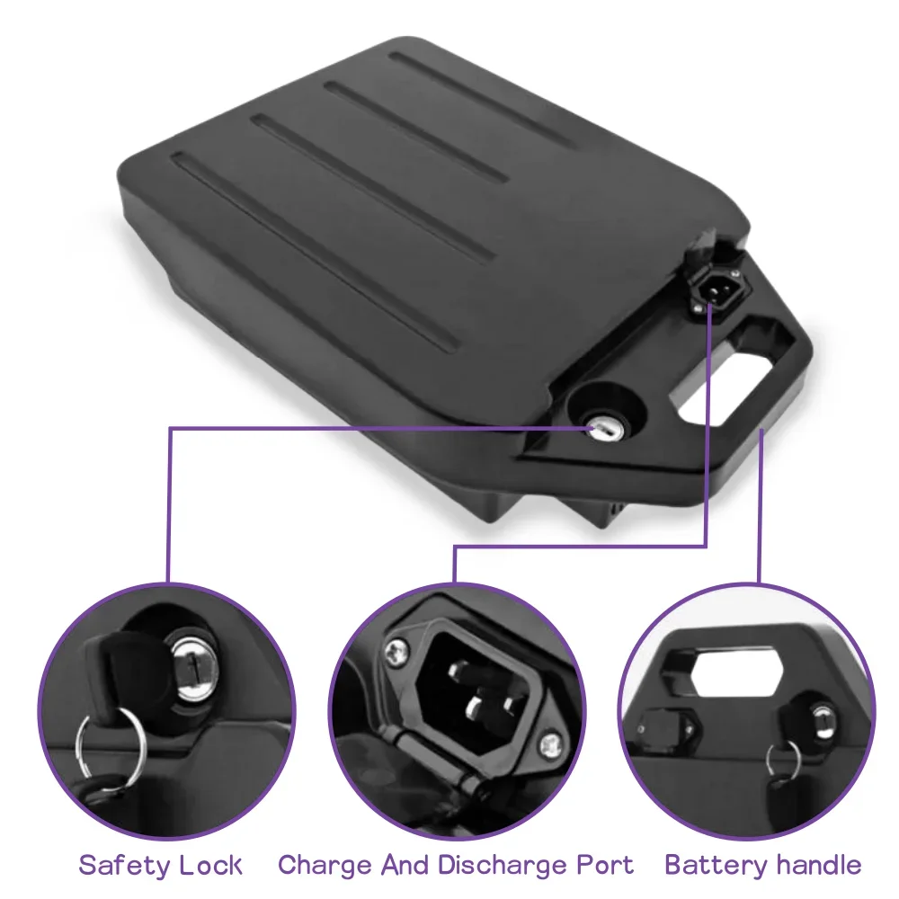 بطارية ليثيوم 18650 مقاومة للم - مراجعة 60V 50Ah Electric Scooter Battery وسعره