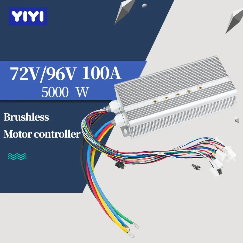 72 فولت 96 فولت 5000 واط فرش ا - مراجعة 72V 100A Sabvoton Controller وسعره