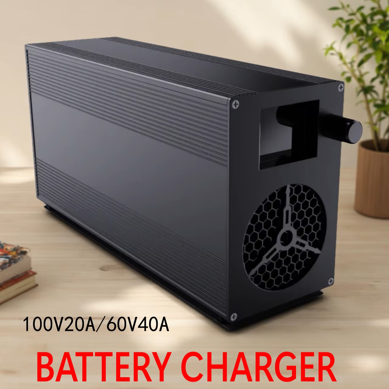شاحن ذكي 24 فولت 48 فولت 64 فو - مراجعة 84V 20A Smart Charger وسعره