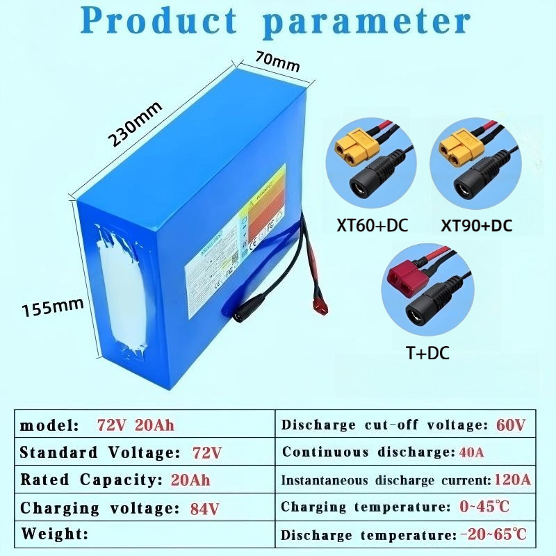 حزمة بطارية ليثيوم 21700 72 فو - مراجعة 72V 40Ah Lifepo4 Battery Pack وسعره