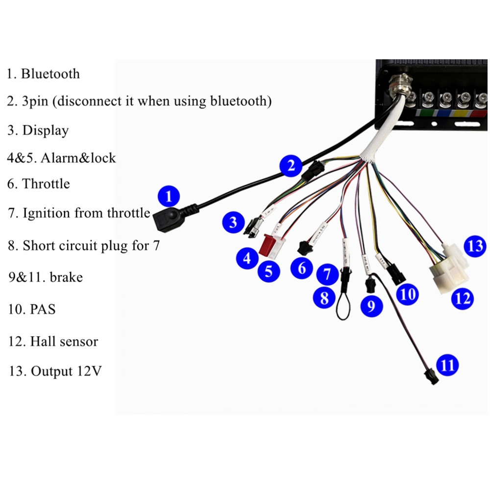 وحدة تحكم Sabvoton(MQCON) V2 7 - مراجعة 72V 100A Sabvoton Controller وسعره