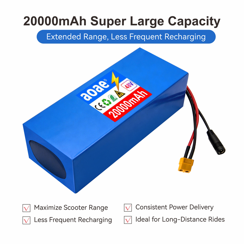 بطارية سكوتر كهربائي 48 فولت 1 - مراجعة 60V 50Ah Electric Scooter Battery وسعره
